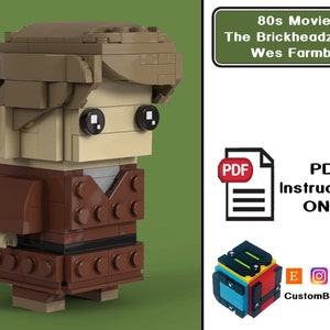 PDF Download (NO BRICKS!):  Brick Set Bride Westley Farm Custom Brickheadz