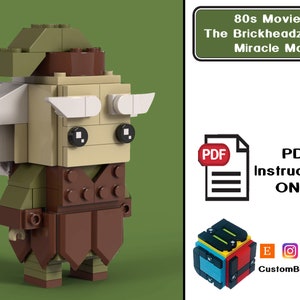 PDF Download (NO BRICKS!):  Brick Set Bride Miracle Man Custom Brickheadz
