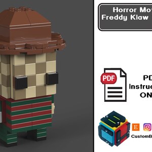 PDF Download (NO BRICKS!):  Horror Movie Claw Hand Custom Brick Set