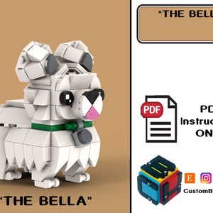 PDF Download (NO BRICKS!): &quot;The Bella&quot; Custom Dog
