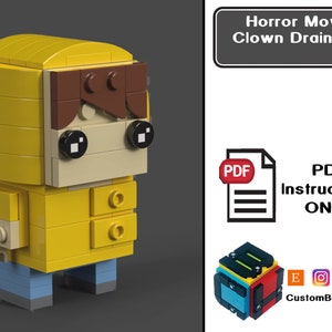 PDF Download (NO BRICKS!):  Horror Movie Drain Boy Custom Brick Set