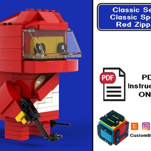 PDF Download (NO BRICKS!):  Classic Space Red Zipper