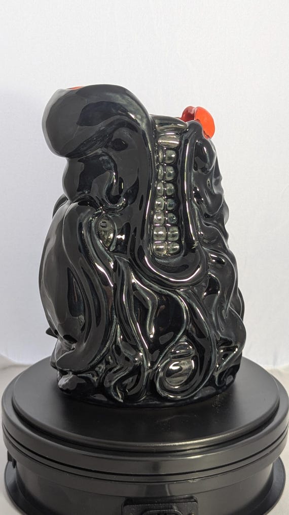 Mystic War Cannon Mug in Obsidian Glaze.