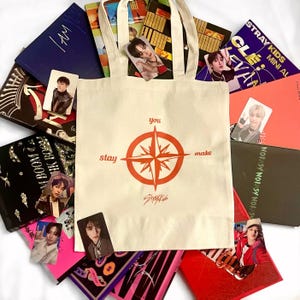 You Make Stray Kids Stay Compass Tote Bag