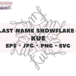 Hmong Design, Hmong Last Name SVG, Hmong SVG, Snowflake SVG - Personal and Commercial Use - Kue