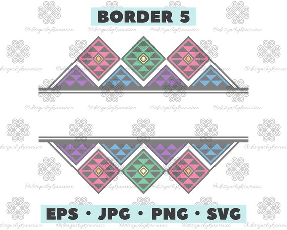 Hmong Border Pattern Vector Hmong Pattern Border