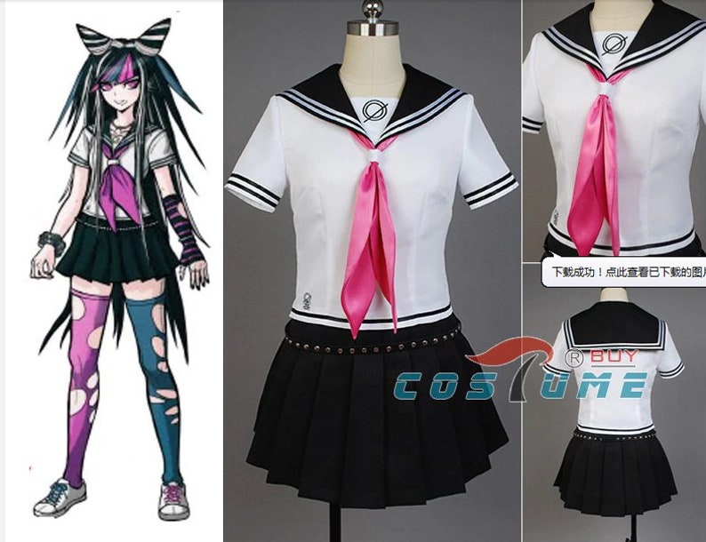 Super Dangan Ronpa 2 Danganronpa Ibuki Mioda Cosplay Costumes Suit Skirt Halloween For Women Custom Made