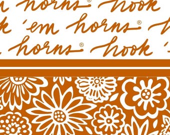 Longhorn Orange Spirit Satin Skinny Scarf - Reversible Game Day Accessory