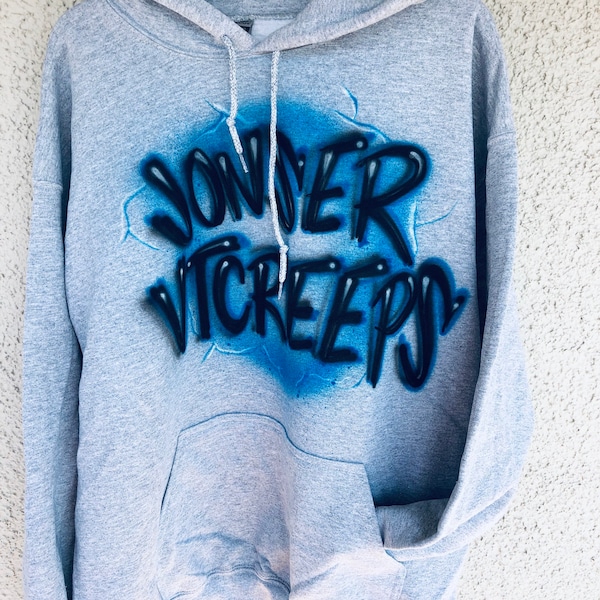 Custom Airbrush Hoodies Etsy