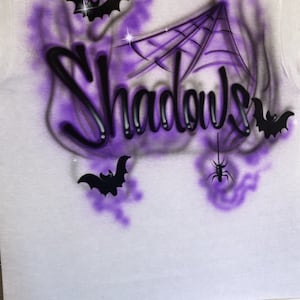 Personalized Halloween Airbrush Shirt Custom Halloween Hoodies