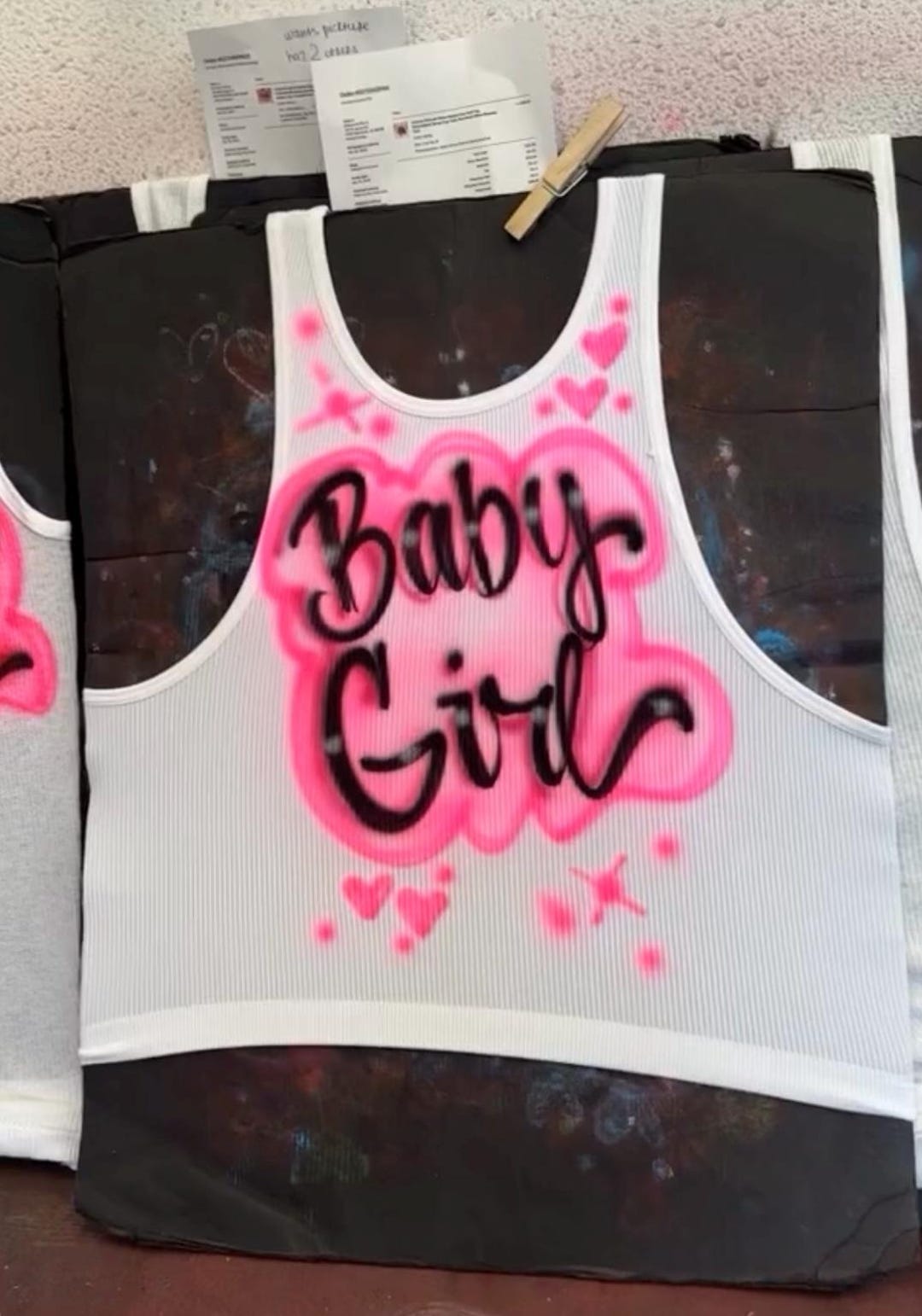 Custom Airbrush Crop Top 90s Concert Top Etsy