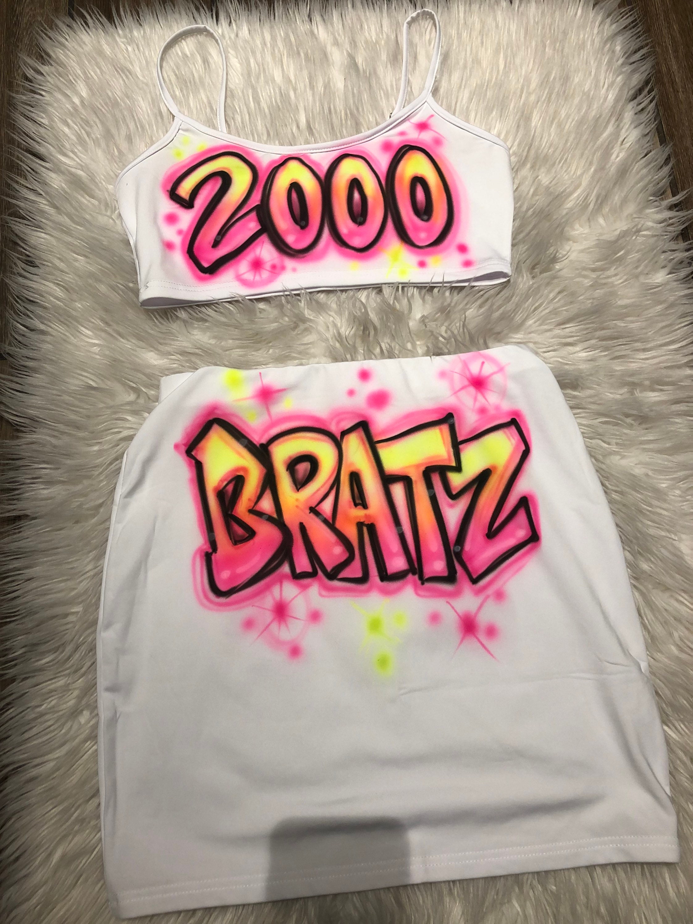 Custom Personalized Airbrush Outfit/ Women's Sexy 2 Piece Etsy