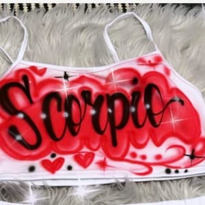 cami Crop Top | Custom airbrush crop top |