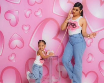 Custom Airbrush White Ribbed Tank Top, Personalized Name Wife Beater tank, Racerback White Womens Tank