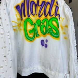 mardi gras airbrush shirt