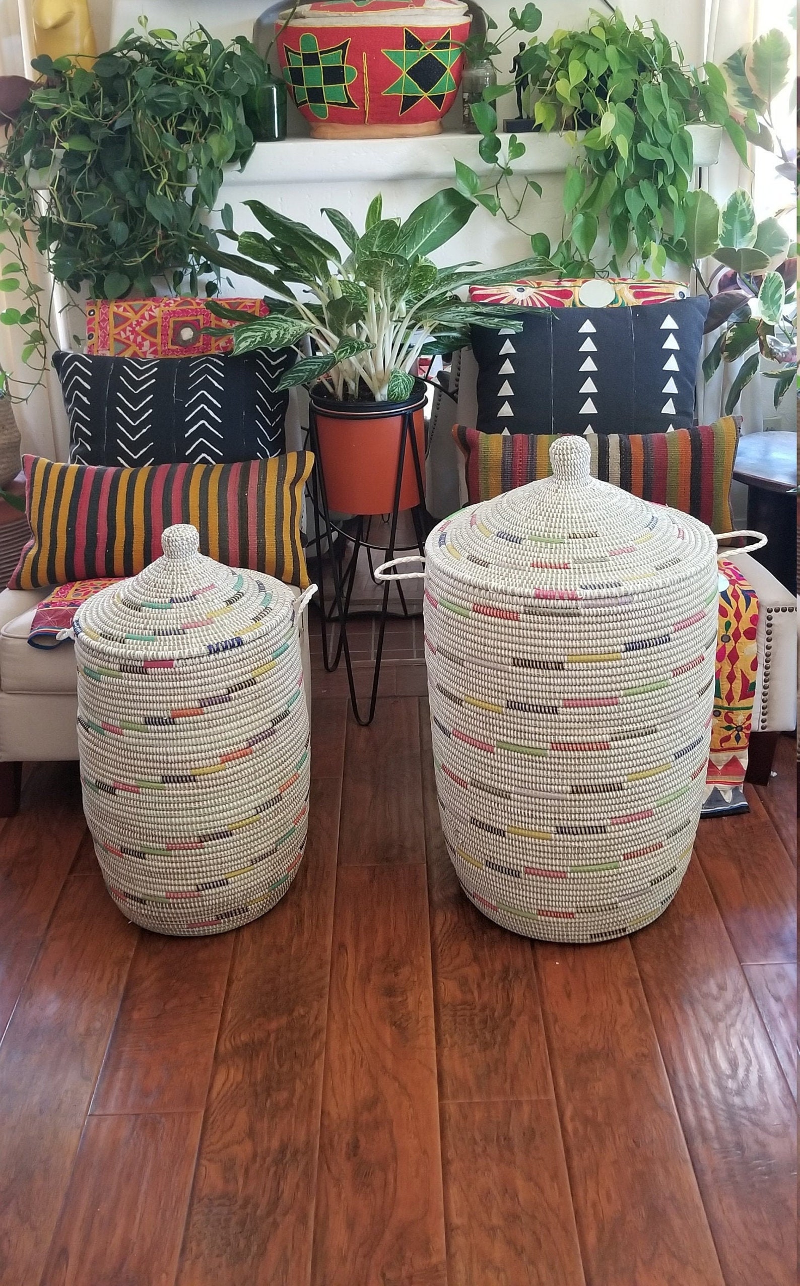 Large Handcrafted Basket from Senegal Etsy