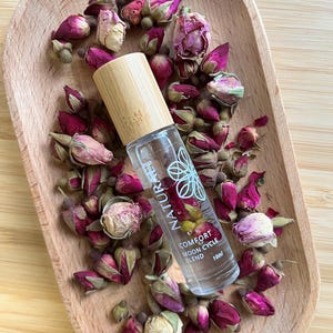COMFORT Self-love Essential oil roller, Moon cycle Blend, Feminine Energy Oil Blend, Joyful essential oil, Organic Oil, Floral oil blend