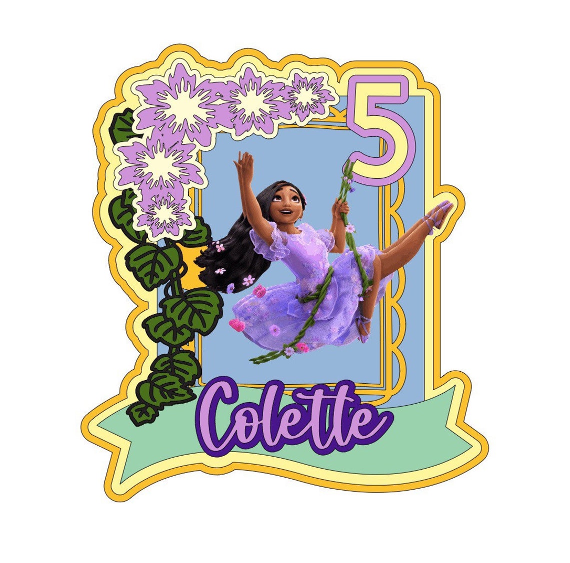 Encanto Isabella Cake Topper encanto Encanto Party Encanto Etsy Canada