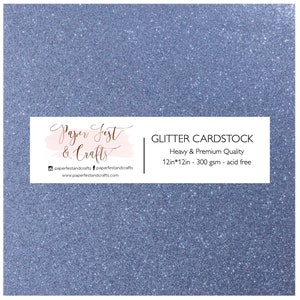 Dusty Blue Cardstock Paper