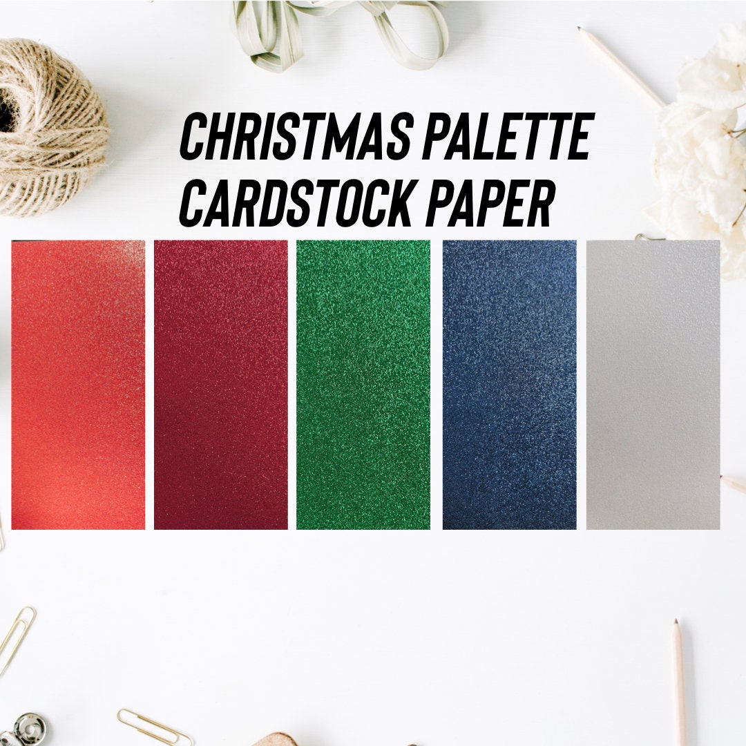 Printworks Printable Glitter Cardstock 8.5X11 15/Pkg-White