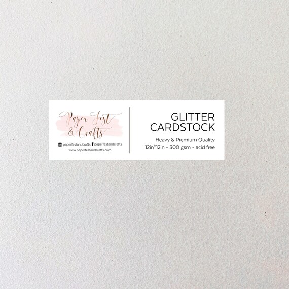Craft Supplies & Tools Paper 12x12 Off White Glitter Cardstock Off