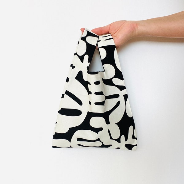 Sleek Minimalist Baggu Bag - Sustainable, Versatile & Chic Eco Bag - Modern Reusable Japanese Bag - Simple Stylish Practical Grocery Bag