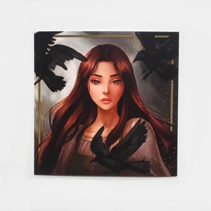 La carte postale Morrigan Gold Foil