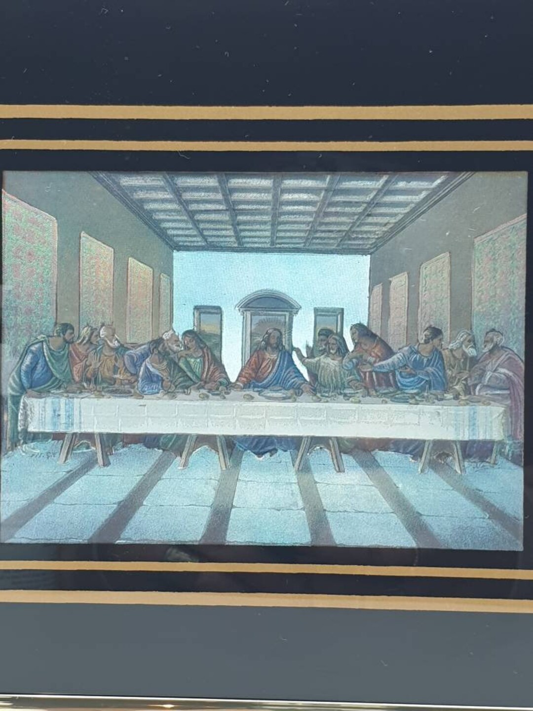 Leonardo Da Vinci's, the Last Supper 1495-1498, Painted Foil Print ...