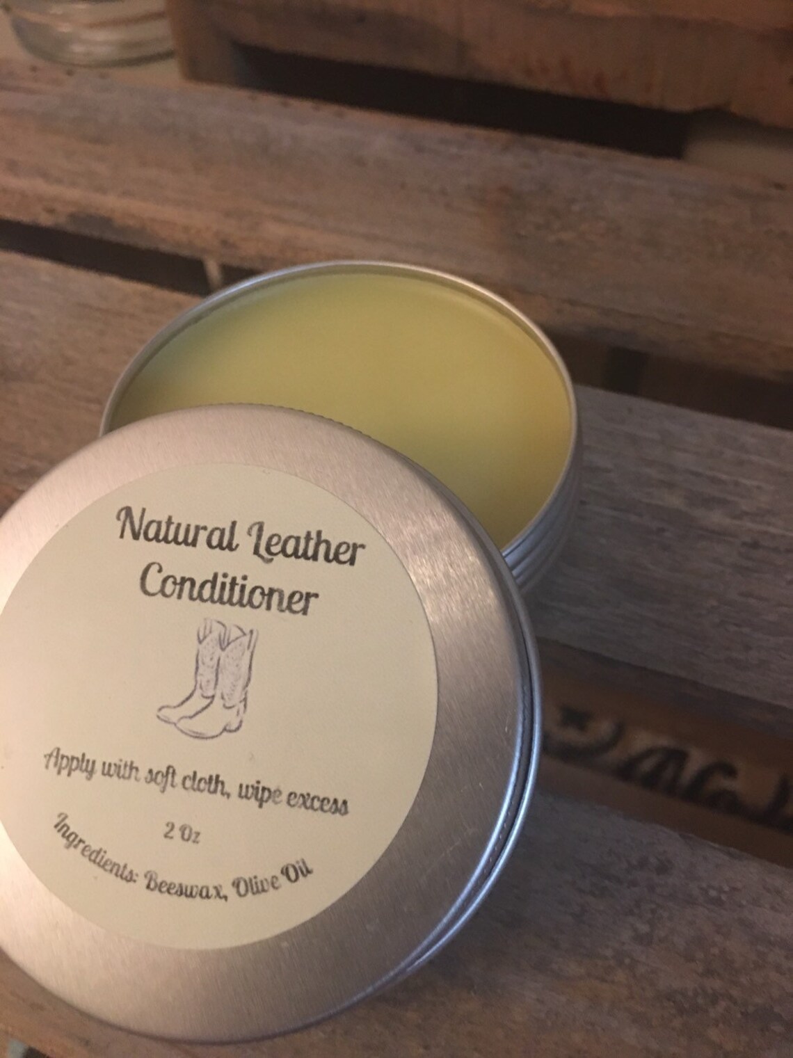 Leather Conditioner Natural Leather Conditioner Boot Care Etsy