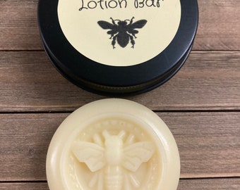 Lotion Bar, Beeswax Lotion Bars, Bee Lotion Bar, Moisturizer Bar, Lotion, All Natural Ingredients, Birthday gift, Dry skin, Women gift