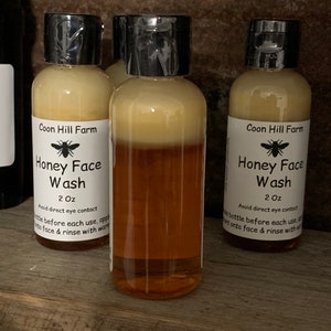 BEST SELLER, Honey Face Wash, Organic Face Wash, Face Wash, Natural face wash, Raw Honey, women gift, face wash image 2