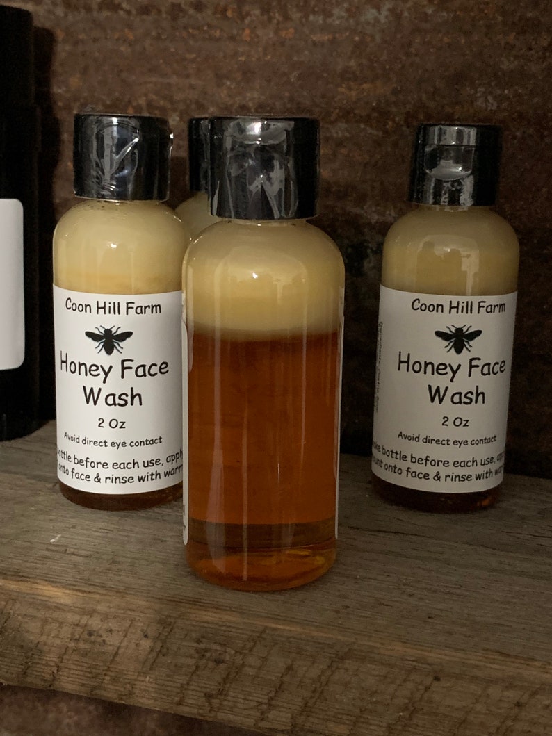 BEST SELLER, Honey Face Wash, Organic Face Wash, Face Wash, Natural face wash, Raw Honey, women gift, face wash image 2