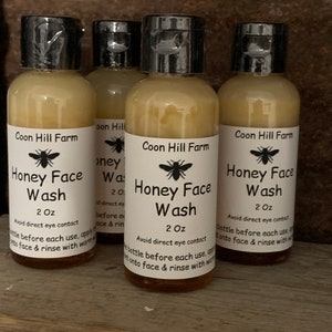 BEST SELLER, Honey Face Wash, Organic Face Wash, Face Wash, Natural face wash, Raw Honey, women gift, face wash image 1