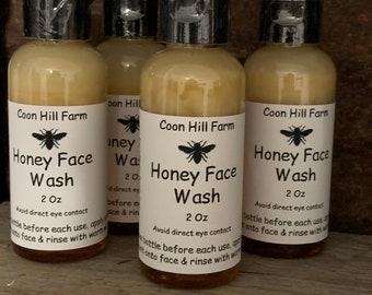 BEST SELLER, Honey Face Wash, Organic Face Wash, Face Wash, Natural face wash, Raw Honey, women gift, face wash