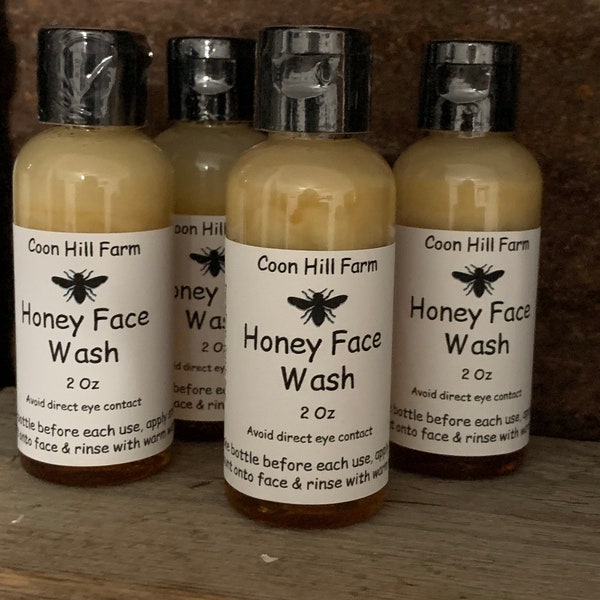 BEST SELLER, Honey Face Wash, Organic Face Wash, Face Wash, Natural face wash, Raw Honey, women gift, face wash