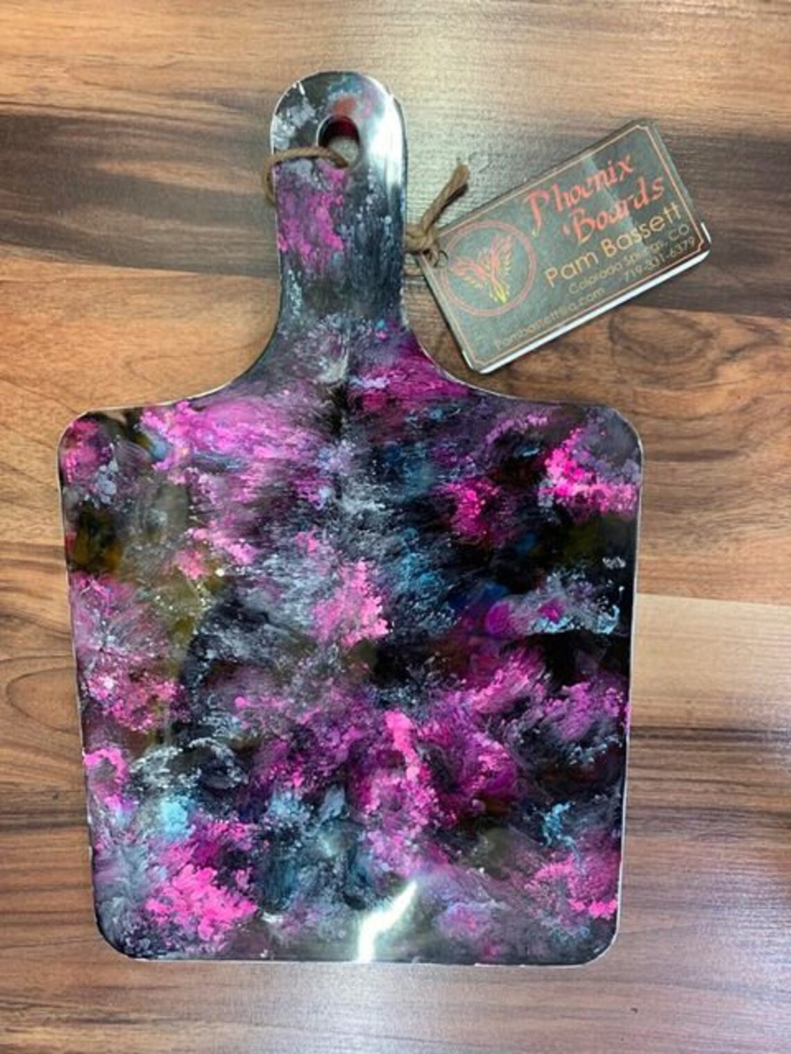 Handmade resin serving board Etsy