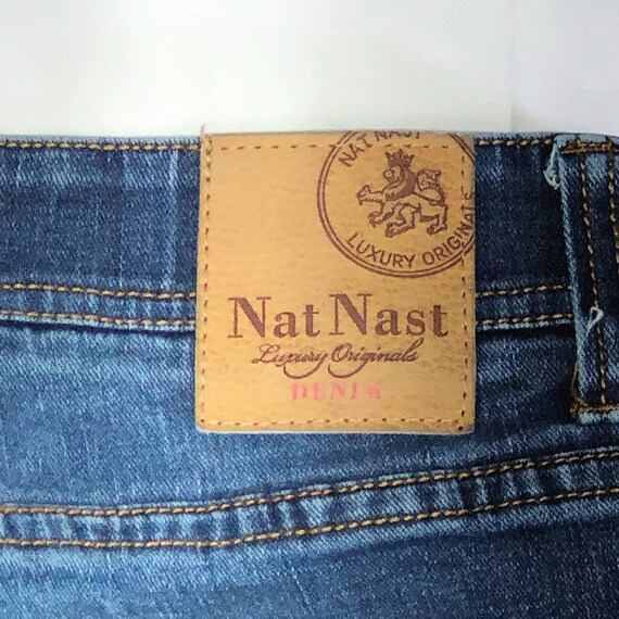 Nat Nast Mens Denim Blue Jeans Straight 