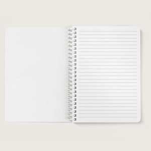 Custom Notebook with Logo, Custom Notebook Cover, Lined or Unlined Spiral Soft Cover Spiral Book image 4