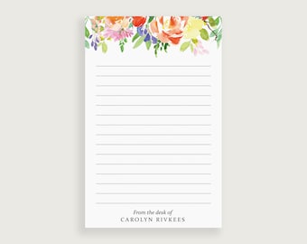Letter Writing Set, Letter Writing Paper Sets, Personalized Paper, From the Desk of Note Pad, Design #9