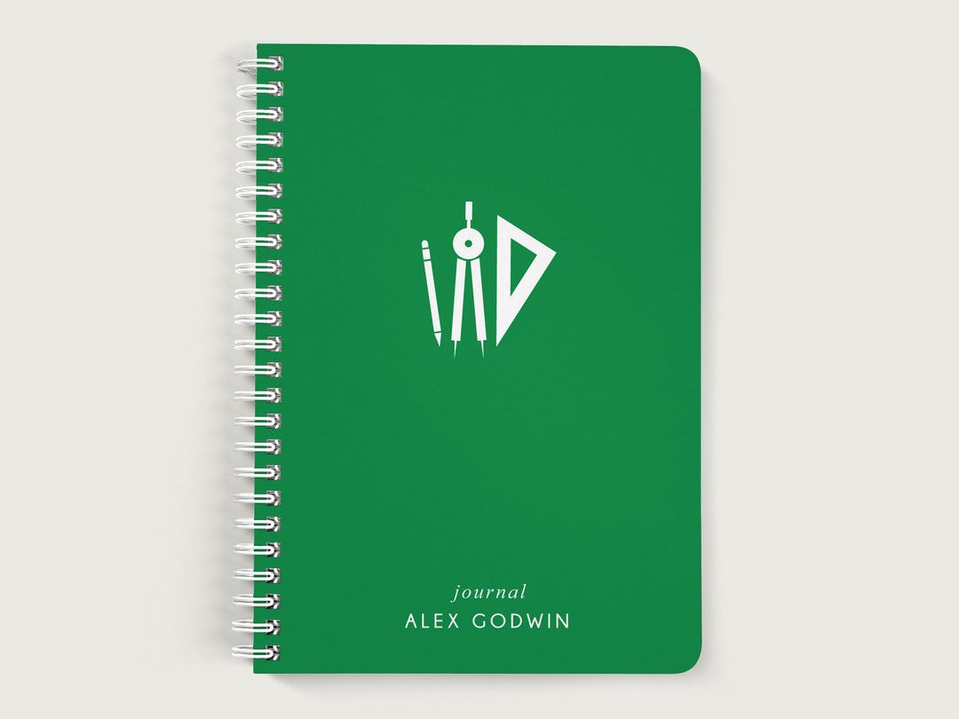 Math Notebook, Green Notebook Cover, Teacher Notebook Personalized ...