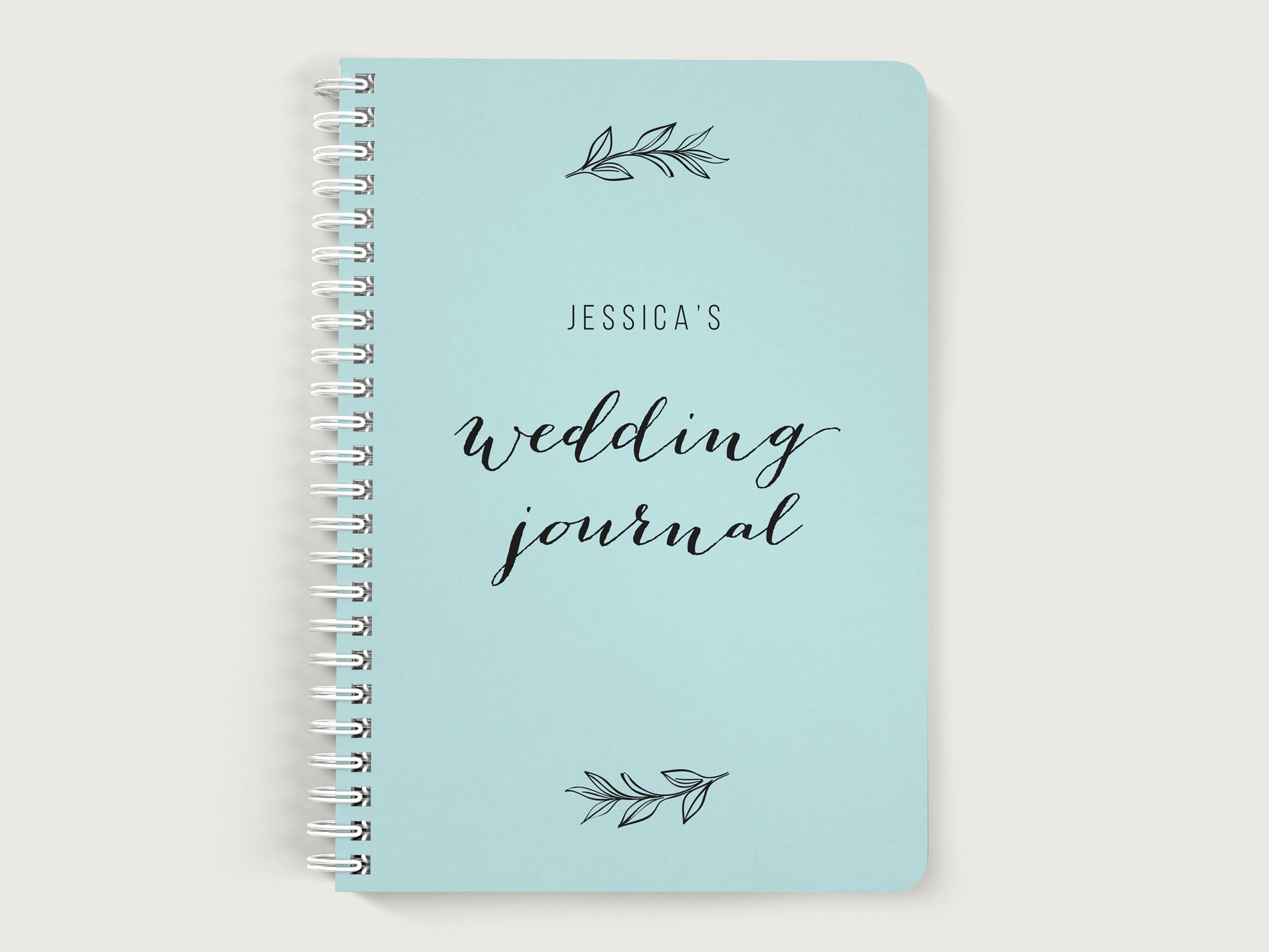 Personalized Wedding Planning Book Spiral Notebook for Sale by  ZvekiVintage
