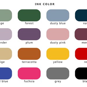 a color chart with different shades of paint
