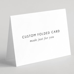 Personalized Greeting Cards, Folded Cards with Envelopes, Logo Notecards, Folded Greeting Cards Sold in Sets of 10 image 5
