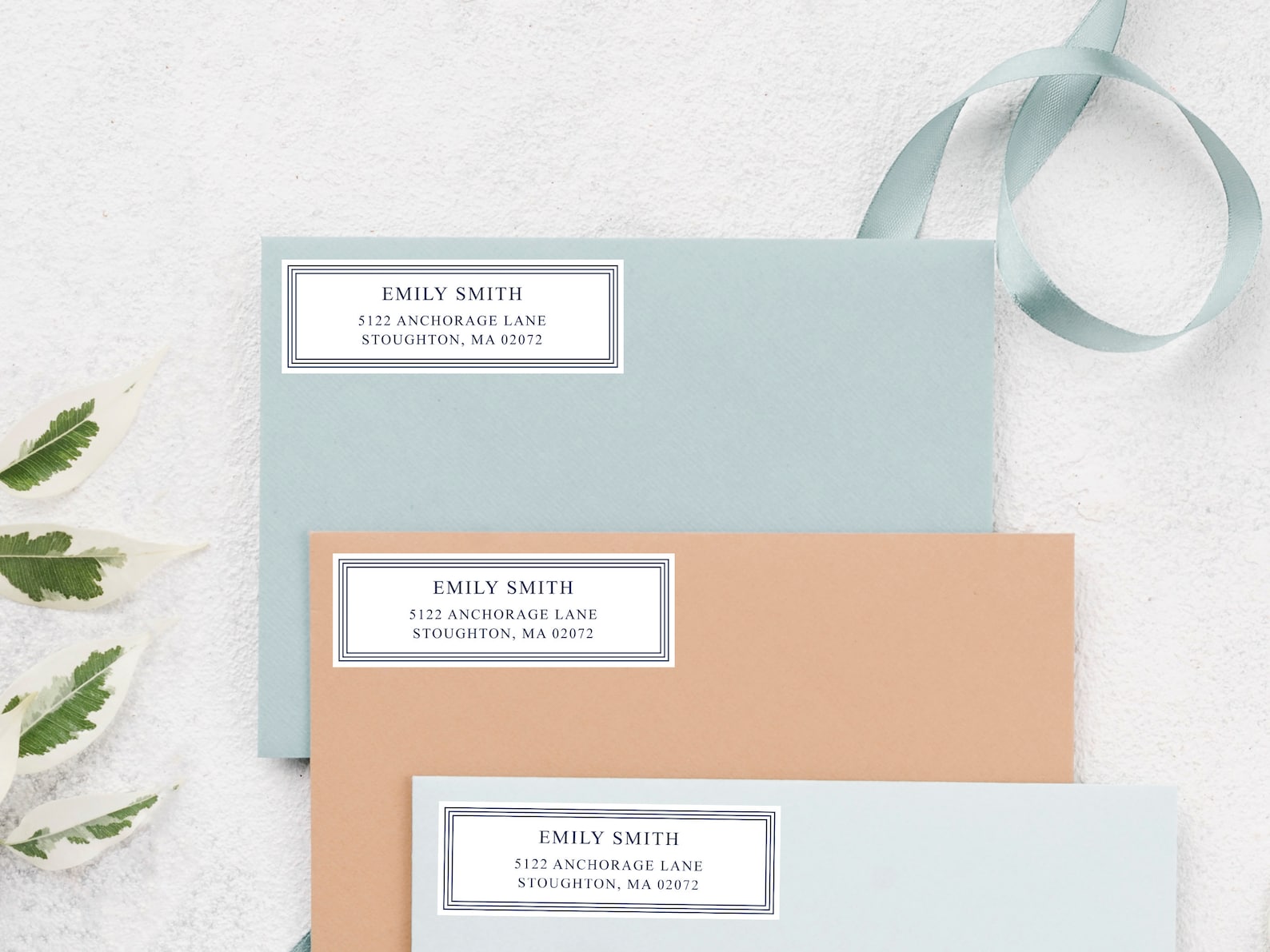 Return Address Labels for Business, Personalized Evelope Stickers for ...