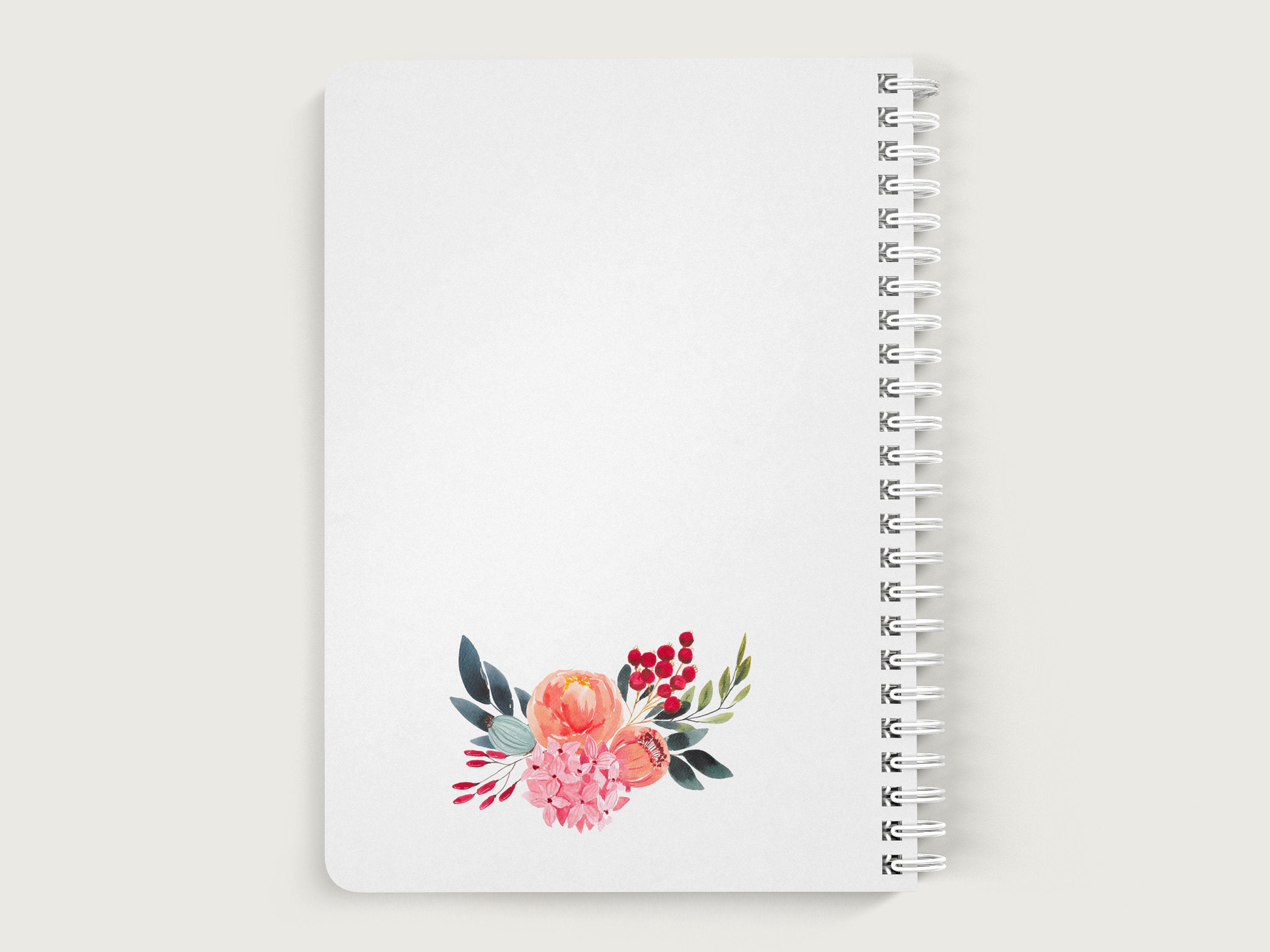Buy Personalized Notebook for Women, Red Journal No Lines, Custom Journal  Cover, Lined or Unlined Spiral Soft Cover Spiral Book, Design 20 Online in  India 