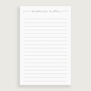 Personalized Stationery Notepad, Custom Stationary Paper, New Job Gift for Her, Design #20