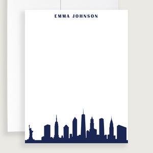 New York Skyline Note Cards, NYC Note Card, New York Card, Sold in Sets of 10, Design #51