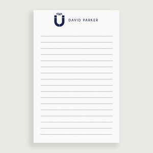 Science Teacher Notepad, Physics Teacher Gift, Personalized Stationery Notepad, Design #69