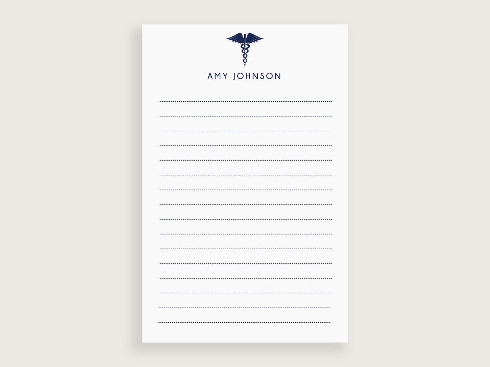Personalized Doctor Note Pad Nurse Notepad White Coat Etsy
