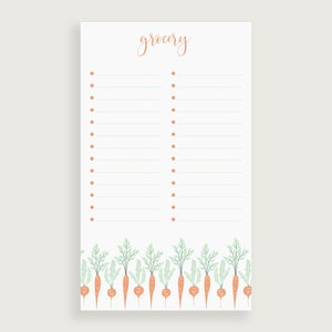 Shopping List Pad, Grocery Note Pad, Grocery List Notepad, Grocery Pad, Grocery Checklist Pad, Design #114